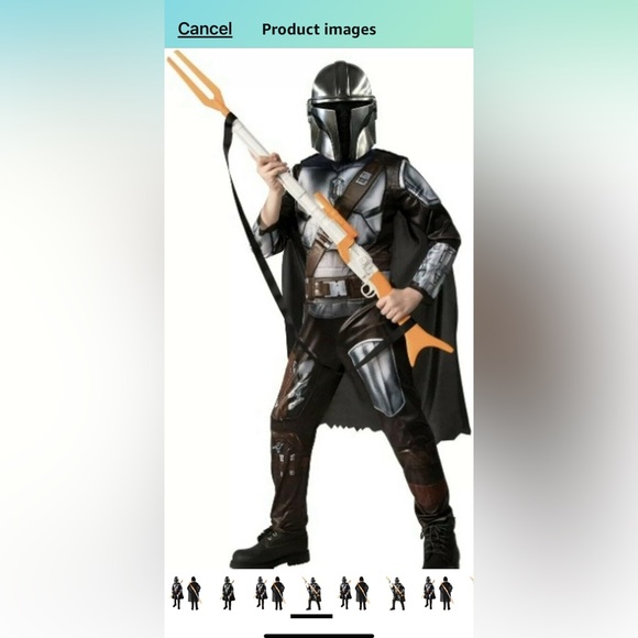 Star Wars Mandalorian size Youth Medium - Picture 8 of 9